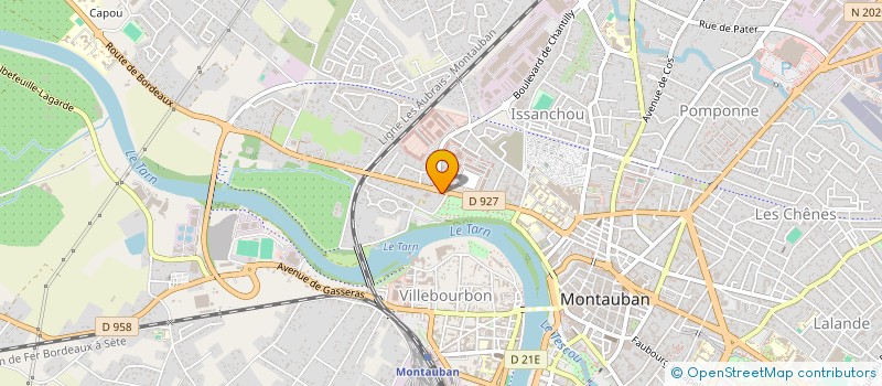 localisation de l'entreprise AMICALE DU 17E REGIMENT DU GENIE PARACHUTISTE  MONTAUBAN