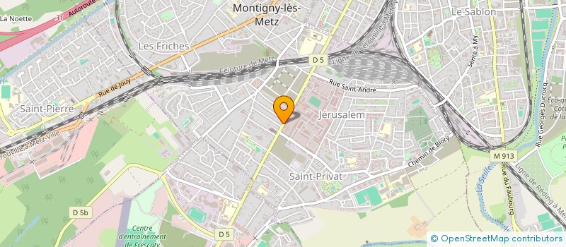 localisation de l'entreprise AMICALE DU 1ER REGIMENT DU SERVICE NATIONAL VOLONTAIRE à MONTIGNY-LES-METZ