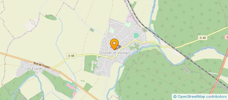 localisation de l'entreprise AMICALE DU 3 EME AGE D OZOUER LE VOULGIS  OZOUER-LE-VOULGIS