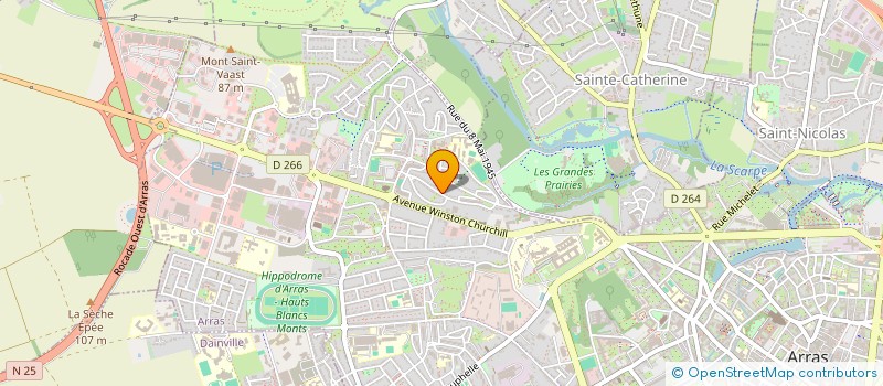 localisation de l'entreprise AMICALE DU 7EME CHASSEURS à ARRAS