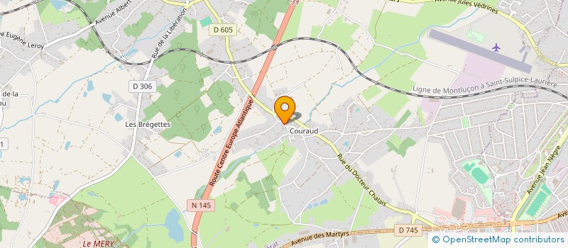 localisation de l'entreprise AMICALE DU BOIS DE LA BRUYERE à DOMERAT