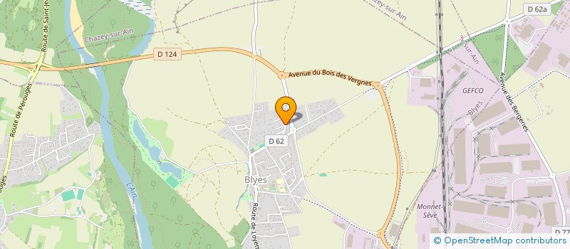 localisation de l'entreprise AMICALE DU BT  BLYES