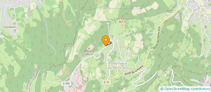 localisation de l'entreprise AMICALE DU CAPCODA  POLEYMIEUX-AU-MONT-D OR