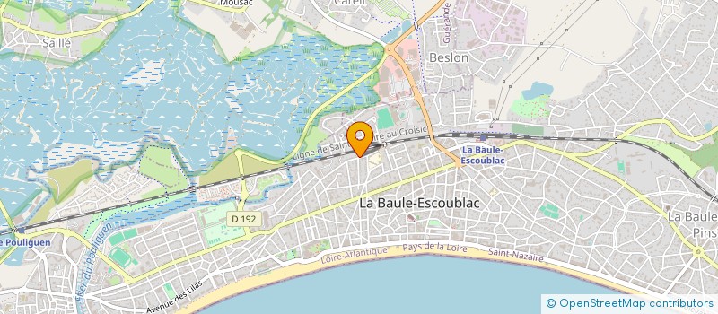 localisation de l'entreprise AMICALE DU CENTRE D'EDUCATION MUSICALE DE LA COTE D'AMOUR à LA BAULE-ESCOUBLAC