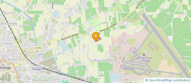 localisation de l'entreprise AMICALE DU CENTRE D'INSTRUCTION DES EQUIPAGES HELICOPTERES 00.341 ALEXIS SANTINI (AMICIEH)  ORANGE