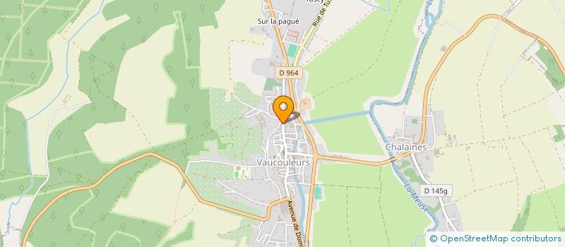 localisation de l'entreprise AMICALE DU CENTRE DE SECOURS à VAUCOULEURS