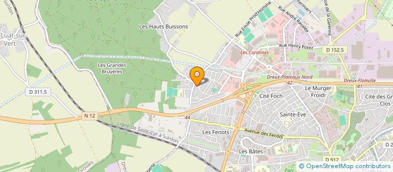 localisation de l'entreprise AMICALE DU CHENE SAINT-LOUIS à DREUX