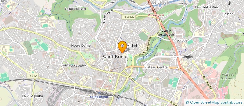 localisation de l'entreprise AMICALE DU CLUB OLYMPIQUE BRIOCHIN à SAINT-BRIEUC