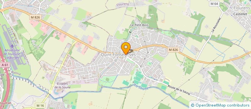 localisation de l'entreprise AMICALE DU COLLEGE DE QUINT FONSEGRIVES  QUINT