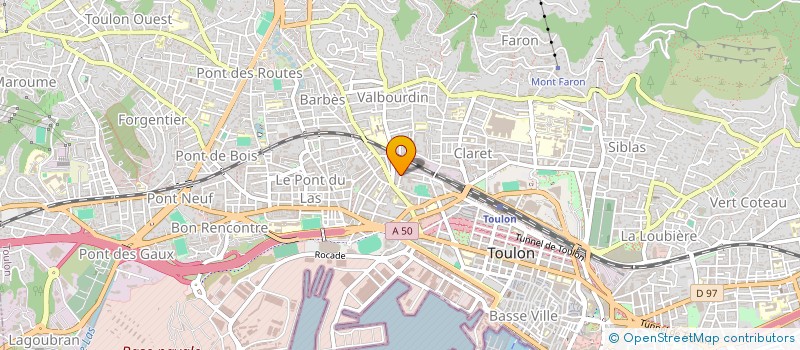 localisation de l'entreprise AMICALE DU COLLEGE HENRI WALLON  TOULON