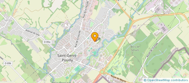 localisation de l'entreprise AMICALE DU COLLEGE JACQUES PREVERT à SAINT-GENIS-POUILLY