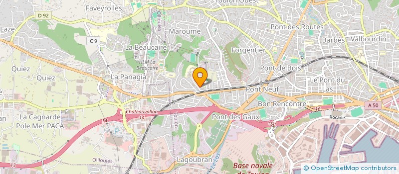 localisation de l'entreprise AMICALE DU COLLEGE LA MARQUISANNE  TOULON