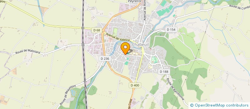 localisation de l'entreprise AMICALE DU COLLEGE MARC SEIGNOBOS à CHABEUIL