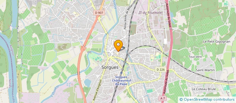 localisation de l'entreprise AMICALE DU COLLEGE VOLTAIRE  SORGUES