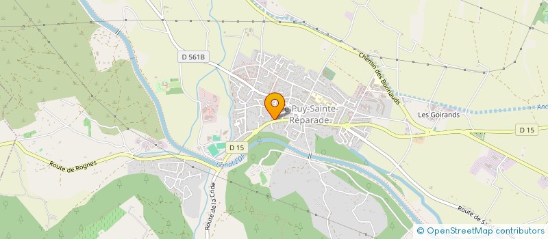 localisation de l'entreprise AMICALE DU COMITE COMMUNAL DE FEUX DE FORETS DU PUY SAINTE REPARADE  LE PUY-SAINTE-REPARADE