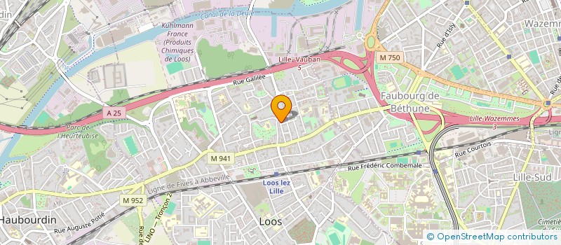 localisation de l'entreprise AMICALE DU COMMISSARIAT DE LOOS à LOOS