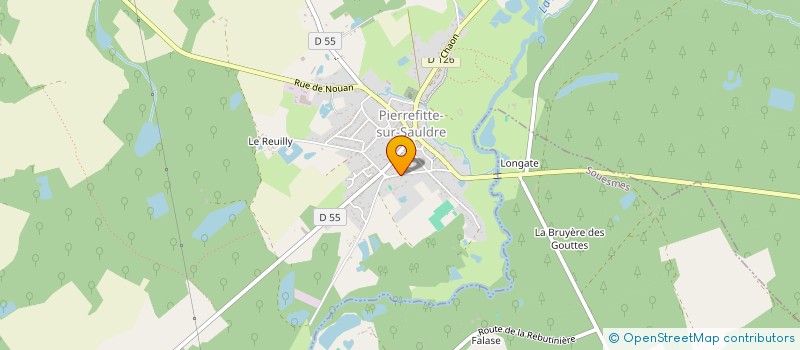 localisation de l'entreprise AMICALE DU CORPS DES SAPEURS-POMPIERS DE PIERREFITTE-SUR-SAULDRE  PIERREFITTE-SUR-SAULDRE