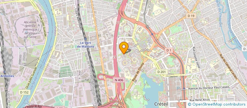 localisation de l'entreprise AMICALE DU DEPOT DE POLICE à CRETEIL