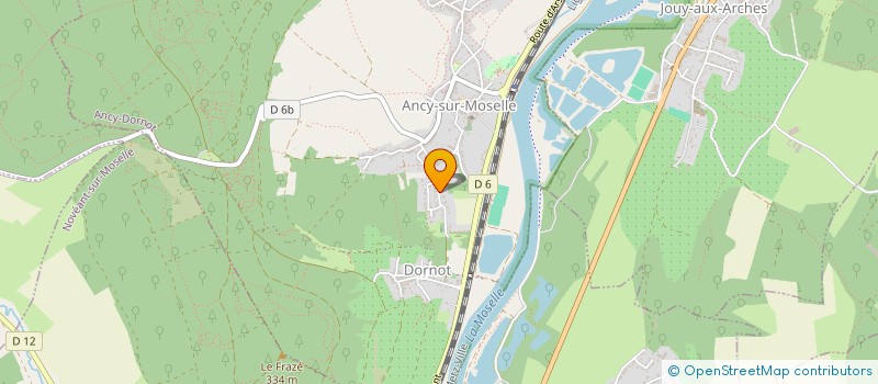 localisation de l'entreprise AMICALE DU FORT DRIANT  ANCY-DORNOT