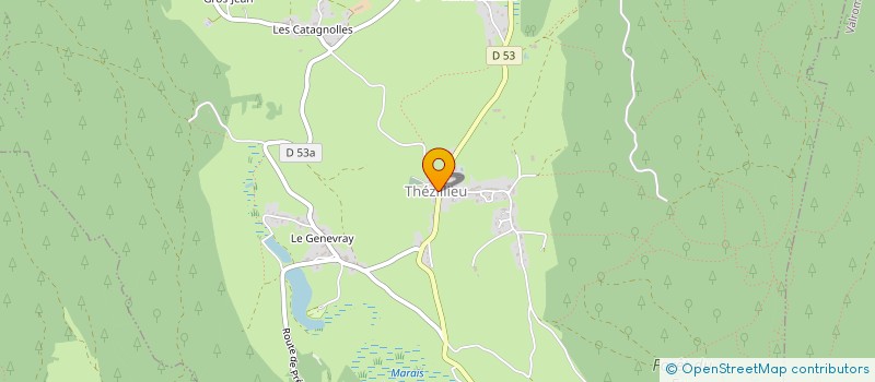 localisation de l'entreprise AMICALE DU GENEVRAY à PLATEAU D'HAUTEVILLE