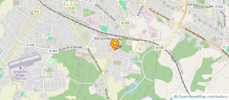 localisation de l'entreprise AMICALE DU GOND à DAX