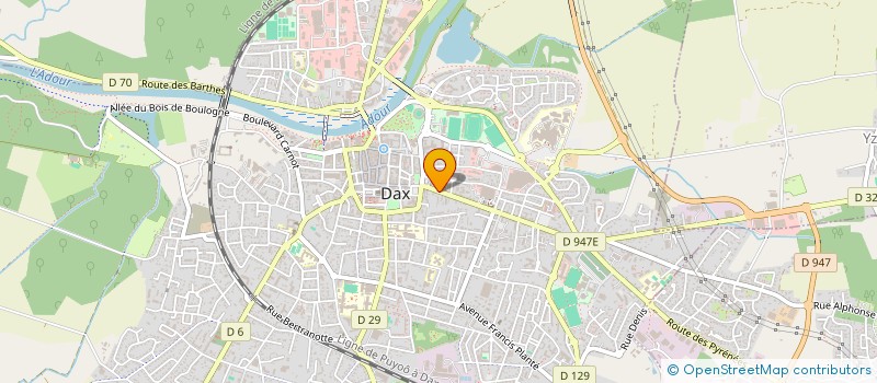 localisation de l'entreprise AMICALE DU GRAND SAINT PIERRE à DAX