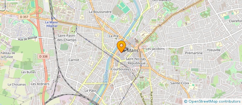 localisation de l'entreprise AMICALE DU JARDIN DE LA SURVEILLANCE  LE MANS