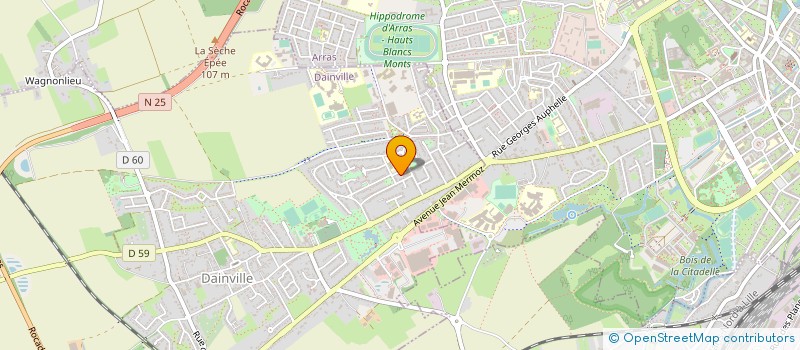localisation de l'entreprise AMICALE DU JAVELOT D'ARRAS ET ENVIRONS à ARRAS
