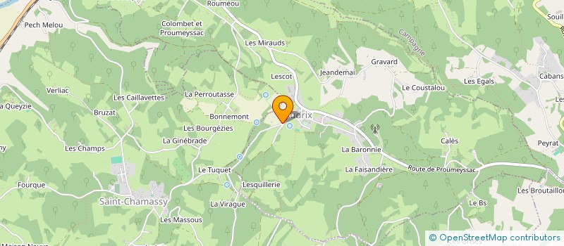 localisation de l'entreprise AMICALE DU LEBEROU  AUDRIX