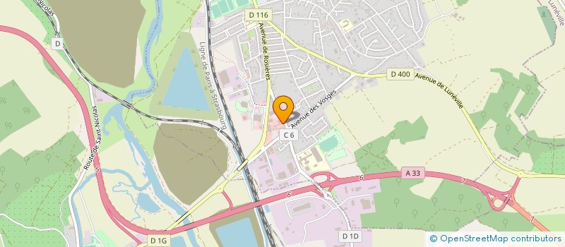 localisation de l'entreprise AMICALE DU LEPI  DOMBASLE-SUR-MEURTHE