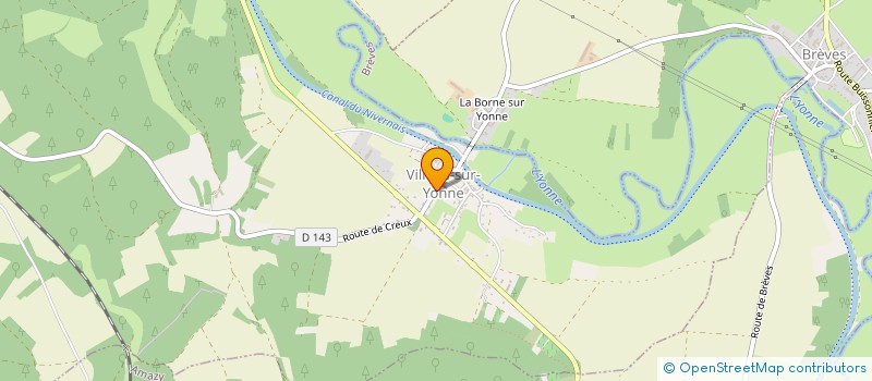 localisation de l'entreprise AMICALE DU LOUP à VILLIERS-SUR-YONNE