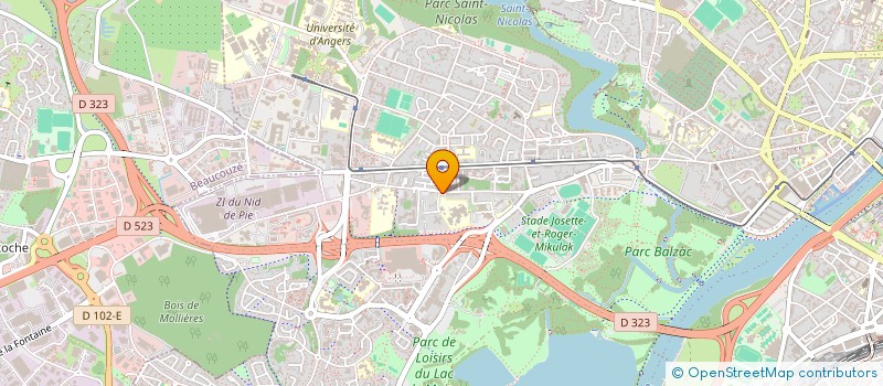 localisation de l'entreprise AMICALE DU LYCEE BERGSON à ANGERS