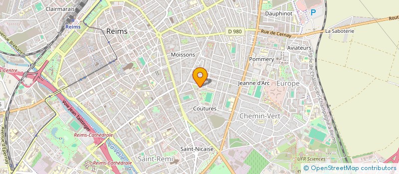 localisation de l'entreprise AMICALE DU LYCEE CLEMENCEAU  REIMS