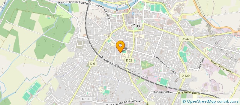 localisation de l'entreprise AMICALE DU LYCEE DE BORDA DE DAX à DAX