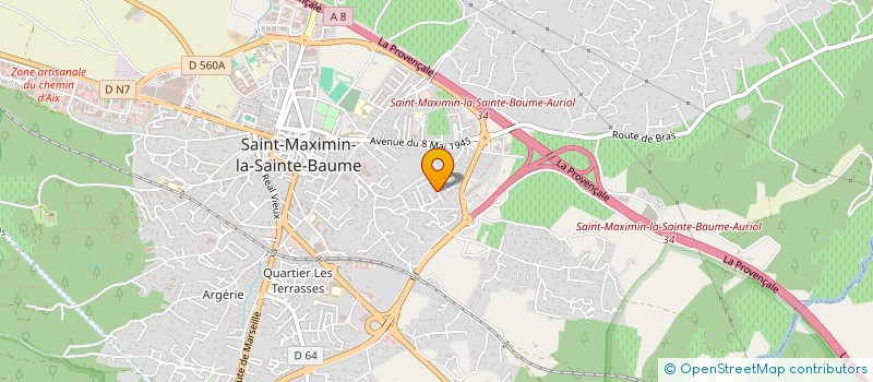 localisation de l'entreprise AMICALE DU LYCEE DE SAINT MAXIMIN à SAINT-MAXIMIN-LA-SAINTE-BAUME