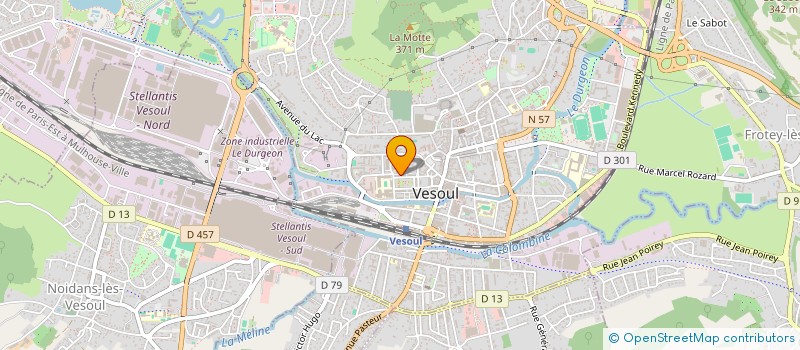 localisation de l'entreprise AMICALE DU PALAIS 70  VESOUL