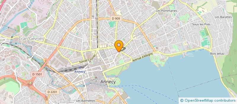 localisation de l'entreprise AMICALE DU PALAIS DU PALAIS DE JUSTICE D'ANNECY à ANNECY