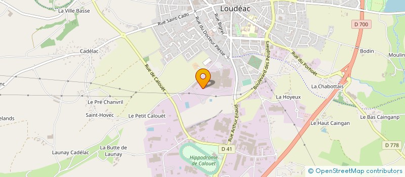 localisation de l'entreprise AMICALE DU PERS DELAGRI BRETAGNE LOUDEAC à LOUDEAC