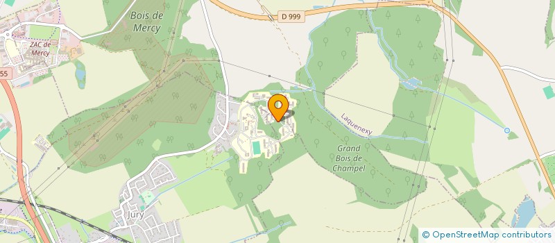 localisation de l'entreprise AMICALE DU PERSONNEL  JURY