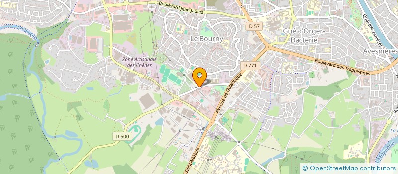 localisation de l'entreprise AMICALE DU PERSONNEL à LAVAL
