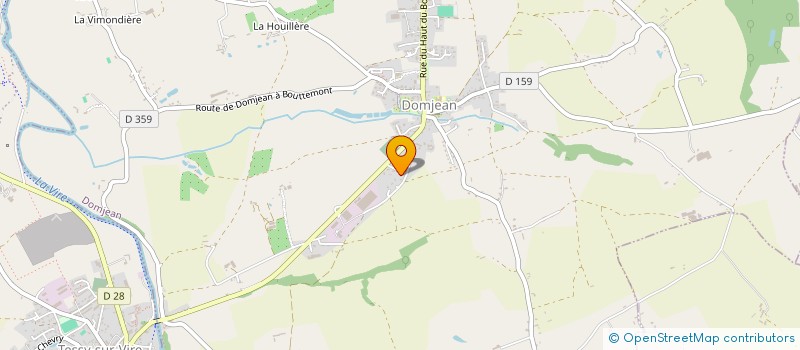 localisation de l'entreprise AMICALE DU PERSONNEL COMMUNAL  TESSY-BOCAGE