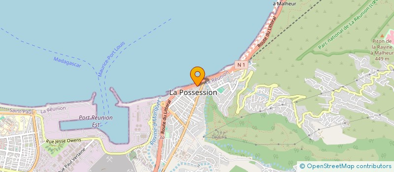 localisation de l'entreprise AMICALE DU PERSONNEL COMMUNAL à LA POSSESSION