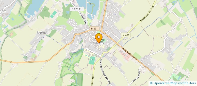 localisation de l'entreprise AMICALE DU PERSONNEL COMMUNAL à ARDRES