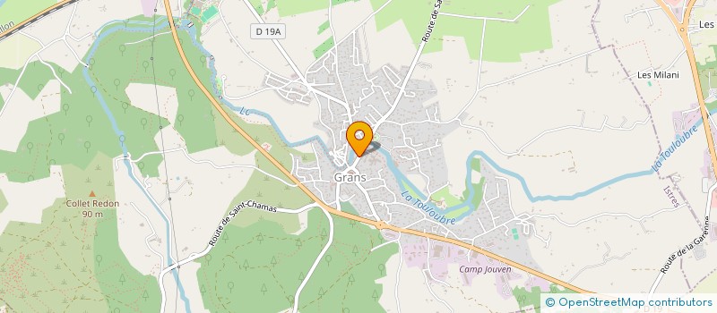 localisation de l'entreprise AMICALE DU PERSONNEL COMMUNAL  GRANS