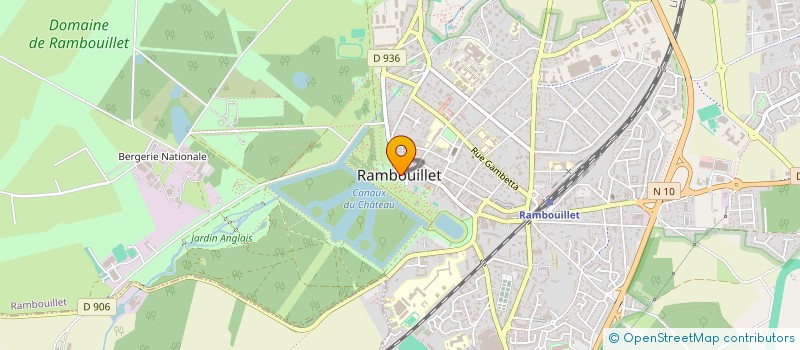 localisation de l'entreprise AMICALE DU PERSONNEL COMMUNAL à RAMBOUILLET