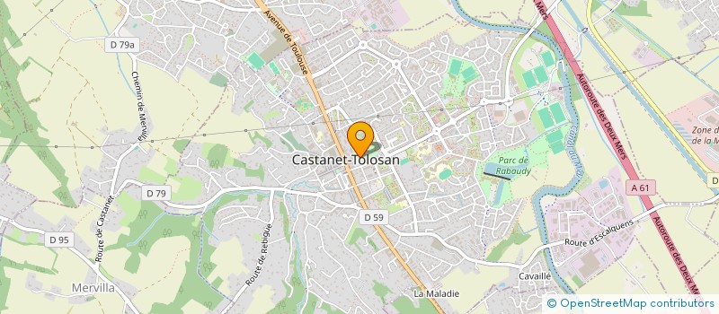 localisation de l'entreprise AMICALE DU PERSONNEL COMMUNAL DE CASTANET-TOLOSAN à CASTANET-TOLOSAN