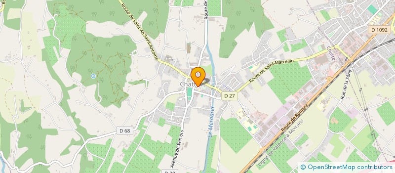 localisation de l'entreprise AMICALE DU PERSONNEL COMMUNAL DE CHATTE  CHATTE