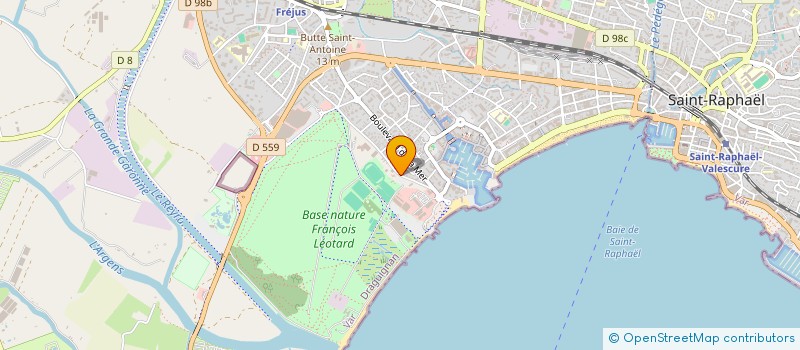 localisation de l'entreprise AMICALE DU PERSONNEL COMMUNAL DE FREJUS à FREJUS