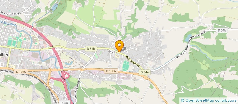 localisation de l'entreprise AMICALE DU PERSONNEL COMMUNAL DE LA COMMUNE DE RUY MONTCEAU  RUY-MONTCEAU