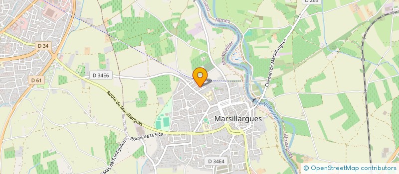 localisation de l'entreprise AMICALE DU PERSONNEL COMMUNAL DE MARSILLARGUES  MARSILLARGUES